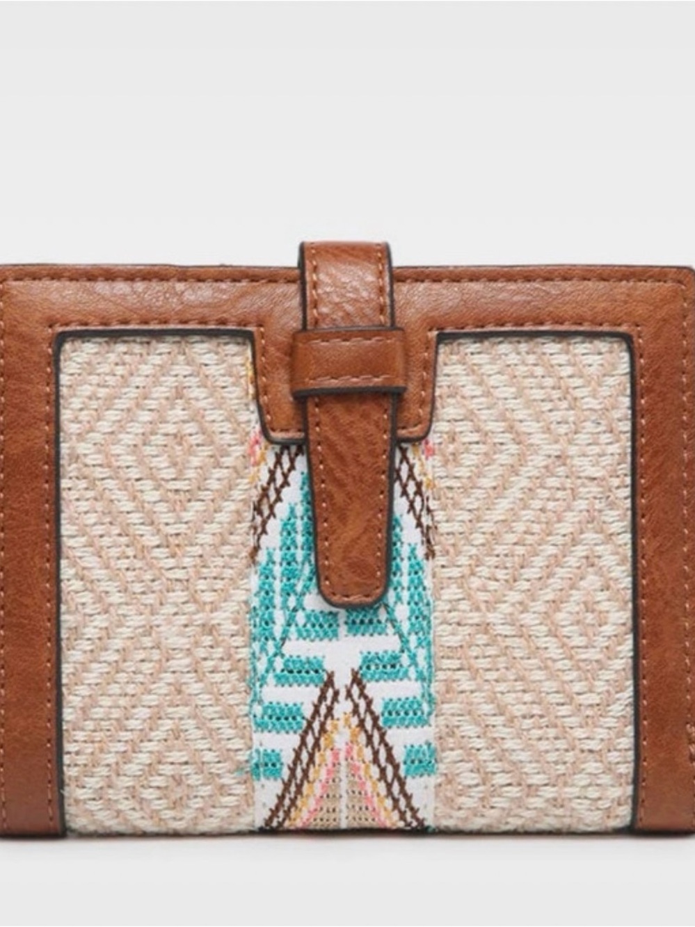 Jen & Co. Bessie Canvas Tribal Wallet